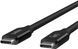 Кабель USB-C > USB-C заряджання/синхронізації Belkin 0.8м, 100Вт, Type-C, USB4, 40Гбс, чорний (INZ001BT0.8MBK) 363233 фото 5