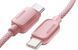 Кабель ESSAGER Breeze USB Cable Type C to Type C 1M 100W (EXCTT1-WL04-P) Pink 314509 фото 3