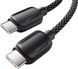 Кабель ESSAGER Breeze USB Cable Type C To Type C 1M 100W (EXCTT1-WL01-P) Black 315757 фото 3