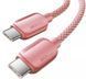 Кабель ESSAGER Breeze USB Cable Type C to Type C 1M 100W (EXCTT1-WL04-P) Pink 314509 фото 2