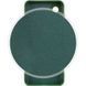 Чохол TPU GETMAN Liquid Silk Full Camera для Samsung Galaxy S22 Ultra Зелений / Dark green 345450 фото 2