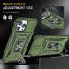 Ударостійкий чохол Camshield Army Ring для Apple iPhone 12 Pro / 12 (6.1") Оливковий / Army Green 283603 фото 4