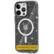 Чохол TPU Galaxy Sparkle (MagFit) для Apple iPhone 16 (6.1") Black+Glitter 317017 фото 1