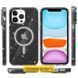 Чохол TPU Galaxy Sparkle (MagFit) для Apple iPhone 16 (6.1") Black+Glitter 317017 фото 2