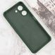 Чохол TPU GETMAN Liquid Silk Full Camera для Xiaomi Redmi 13C / Poco C65 Зелений / Dark green 323802 фото 4