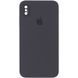 Чохол Silicone Case Square Full Camera Protective (AA) для Apple iPhone XS Max (6.5") Сірий / Dark Gray 202672 фото 1