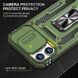 Ударостійкий чохол Camshield Army Ring для Apple iPhone 12 Pro / 12 (6.1") Оливковий / Army Green 283603 фото 6
