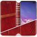Шкіряний чохол-книжка GETMAN Cubic (PU) для Samsung Galaxy A07 Червоний 391236 фото 3