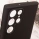 Чохол TPU GETMAN Liquid Silk Full Camera для Samsung Galaxy S24 Ultra Чорний / Black 404117 фото 6