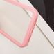 TPU чохол Transparent + Colour 1,5mm для Apple iPhone 15 (6.1") Pink 296093 фото 11