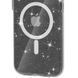 Чохол TPU Galaxy Sparkle (MagFit) для Apple iPhone 16 (6.1") Black+Glitter 317017 фото 8