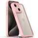 TPU чохол Transparent + Colour 1,5mm для Apple iPhone 15 (6.1") Pink 296093 фото 1