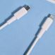 Кабель Proove Small Silicone Type-C to Lightning 20W (1m) (CCSM20002102) White 286740 фото 4