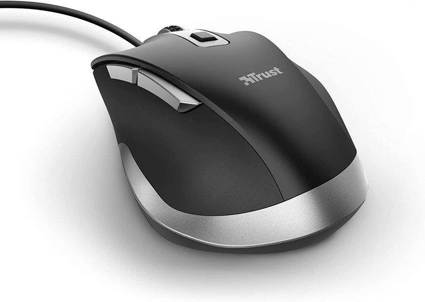 Миша Trust Fyda ComFortable ECO, USB-A, чорно-сірий (24728_TRUST) 372776 фото