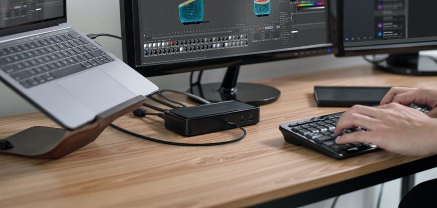 Кабель USB-C > USB-C заряджання/синхронізації Belkin 0.8м, 100Вт, Type-C, USB4, 40Гбс, чорний (INZ001BT0.8MBK) 363233 фото