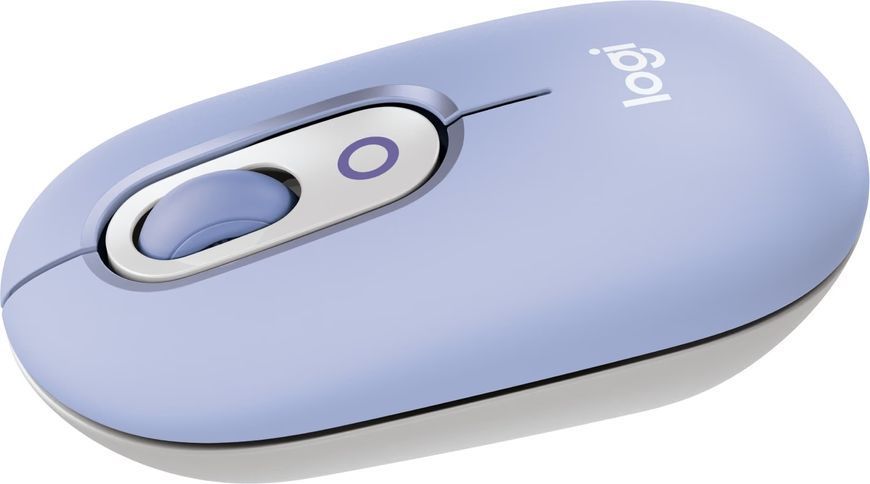 Миша LOGITECH POP with emoji - LILAC (L910-007414) 341592 фото