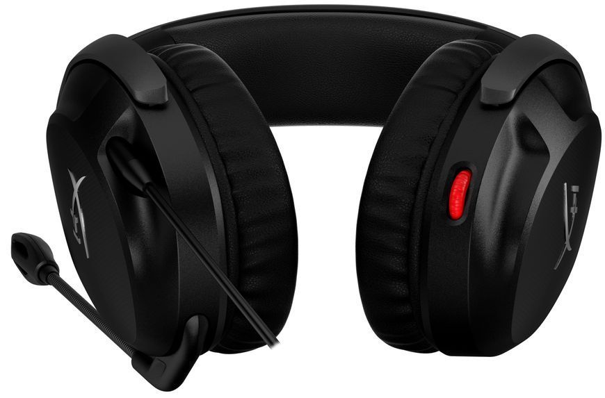 Гарнітура ігрова HyperX Cloud Stinger 2, mini-jack/dual 3.5мм, 2м/0.15м, чорний (519T1AA) 362896 фото