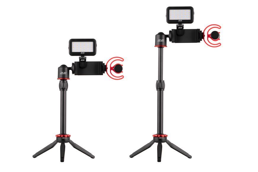 Мікрофон з триподом для мобільних пристроїв 2Е MM011 Vlog KIT, 3.5mm (2E-MM011) 363685 фото