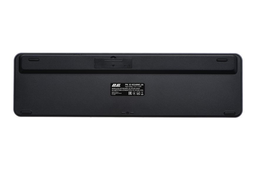 Комплект клавіатура та миша 2E MK440 WL/BT, EN/UK, сіро-чорний (2E-MK440WBGR_UA) 364224 фото