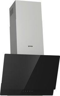 Витяжка Gorenje похила, 60см, 608м.куб/год, чорний (WHI649EXBG) 376133 фото