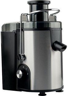 Соковитискач Gorenje відцентрований 400Вт, чаша-0.6л, жмих-1.6л, жолоб на ціле яблуко, пластик/метал, чорний 387794 фото