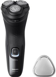Бритва електр. Philips роторна Series 3000X, бритв.головок-3, Li-Ion, сух.+волог., тример, чорний (X3051/00) 370664 фото
