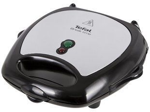 Мультимейкер Tefal Break time 700Вт, тефлон, 3 пластини, корпус-пластик, чорно-сріблястий (SW614831) 372375 фото