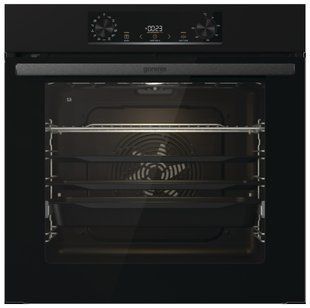 Духова шафа Gorenje електрична, 77л, A+, пара, дисплей, піроліз, чорний (BPS6737E07B) 367031 фото