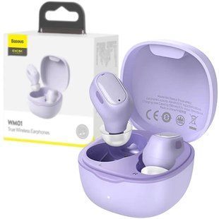Навушники Baseus Encok WM01 TWS (NGTW240005) Purple 271358 фото