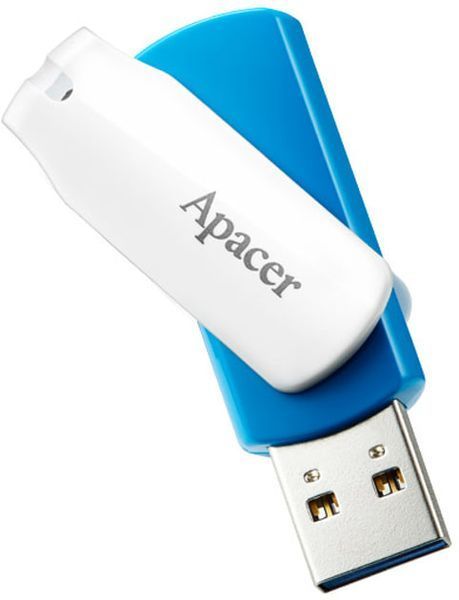 Накопичувач Apacer 32GB USB 3.1 Type-A AH357 Blue/White (AP32GAH357U-1) 374782 фото