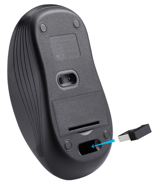 Миша DEFENDER (52205) Bit MB-205, 3D, 1200dpi, BLACK, wireless, silent 307022 фото