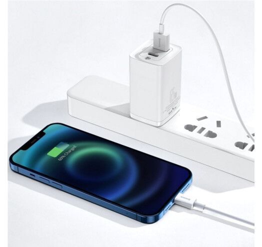Кабель Baseus Superior Series Fast Charging Data USB кабель USB To IP 2.4 A 1.5 М (CALYS-B02) White 252292 фото
