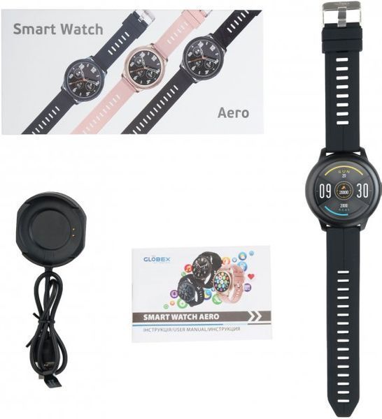 Смарт-годинник GLOBEX Smart Watch Aero Black 217473 фото