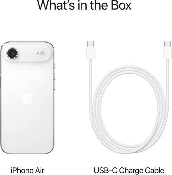 Смартфон Apple iPhone 17 Air 256GB Cloud White e-Sim (MG2M4, MG194) 393693 фото