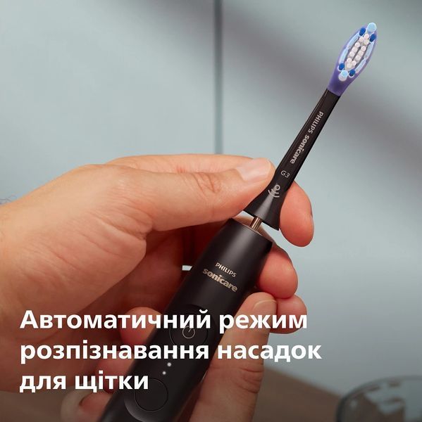 Щітка зубна електр. Philips, Sonicare 7100 Series, 62т. колив/хв, насадок-1, футляр, чорний (HX7421/01) 387645 фото