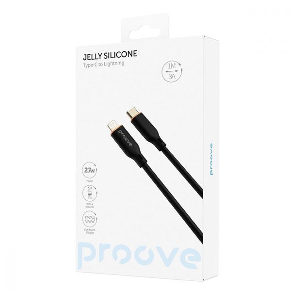 Кабель Proove Jelly Silicone Type-C to Lightning 27W (1m) (CCJS27002102) White 286742 фото