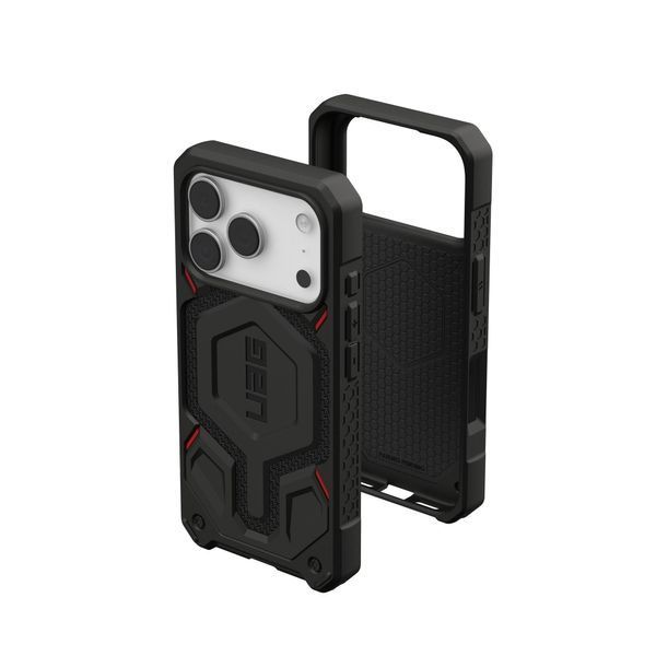 Чохол-накладка iPhone 17 Pro UAG Monarch Pro MagSafe, Kevlar Black (114513113940) 393854 фото