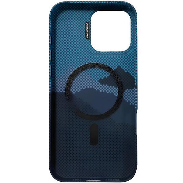 TPU чохол Pixel Craft with MagSafe для Apple iPhone 16 Pro Max (6.9") Mountain Blue 399791 фото