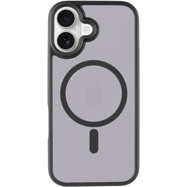 TPU+PC чохол Metal Buttons with MagSafe для Apple iPhone 17 (6.3") Чорний / Black 402283 фото