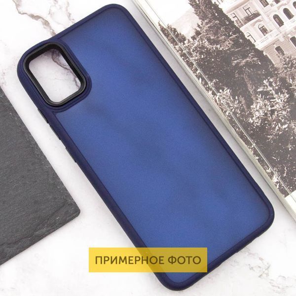 Чохол TPU+PC Lyon Frosted для Samsung Galaxy A50 (A505F) / A50s / A30s Navy Blue 282013 фото