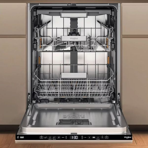 Посудомийна машина Whirlpool вбудована, 15компл., A+++, 60см, дисплей, 3й кошик, білий (W7IHT58T) 375161 фото