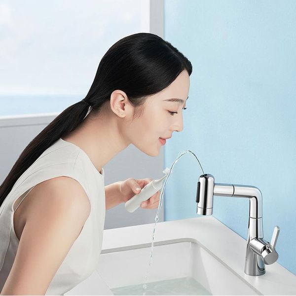 Висувний змішувач для раковини Xiaomi MiJia Pull-out Basin Faucet S1 (MJCLSMPLT01DB) 389168 фото