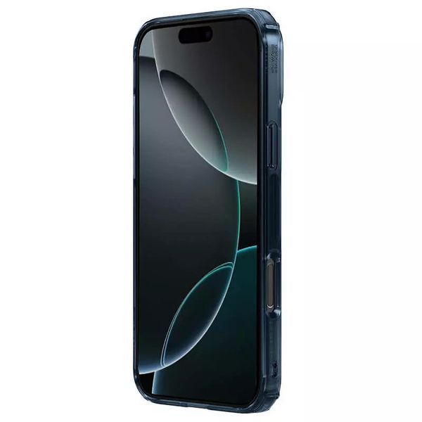 TPU чохол Nillkin Nature Pro Series для Apple iPhone 16 Pro (6.3") Синій (прозорий) 326083 фото