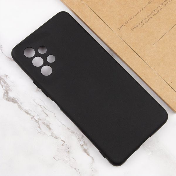 Чохол Silicone Cover Lakshmi Full Camera (AAA) для Samsung Galaxy A32 4G Чорний / Black 271903 фото