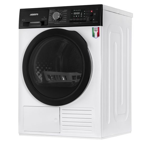 Сушильна машина ARDESTO тепловий насос Bianco Vero, 8кг, A+++, 63см, дисплей, інвертор, підсвіч.барабана, білий (DMI-8I) 374822 фото