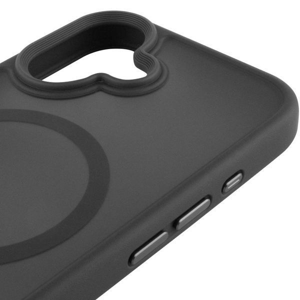 TPU+PC чохол Metal Buttons with MagSafe для Apple iPhone 17 (6.3") Чорний / Black 402283 фото