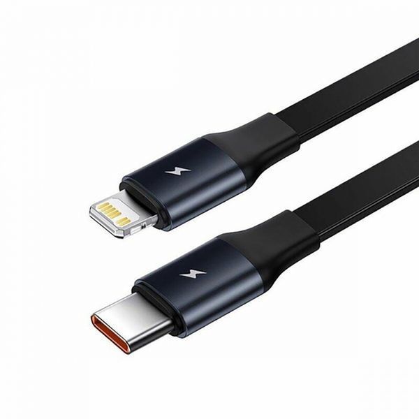 АЗП Baseus Enjoyment Retractable 2-in-1 Type-C + Type-C 33W (C00035500111-00) black 275378 фото