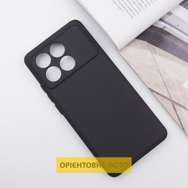 Чохол TPU GETMAN Liquid Silk Full Camera для Xiaomi Poco X6 / Note 13 Pro 5G Чорний / Black 404118 фото
