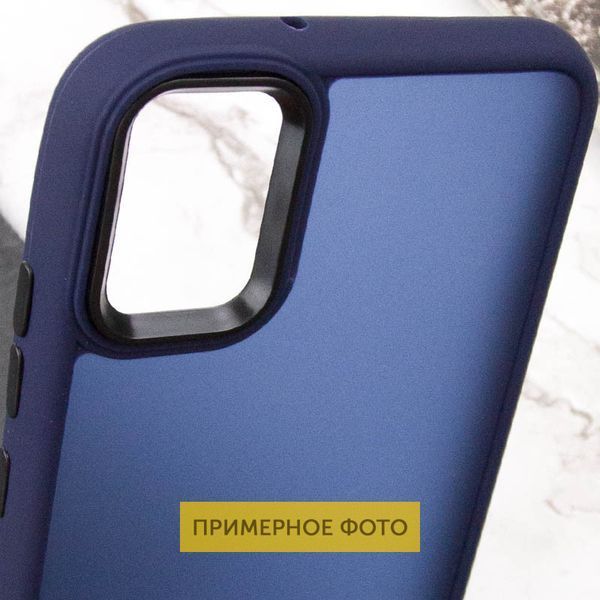 Чохол TPU+PC Lyon Frosted для Samsung Galaxy A50 (A505F) / A50s / A30s Navy Blue 282013 фото