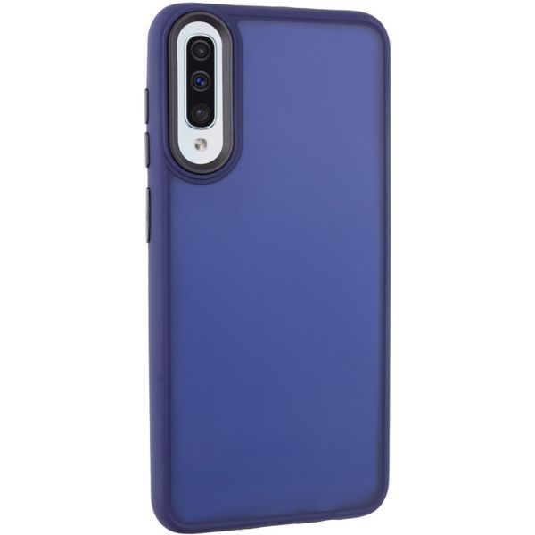 Чохол TPU+PC Lyon Frosted для Samsung Galaxy A50 (A505F) / A50s / A30s Navy Blue 282013 фото